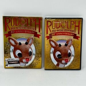 Rudolph the Red-Nosed Reindeer DVD 2014 50th Anniversary with Slip Cover Sealed